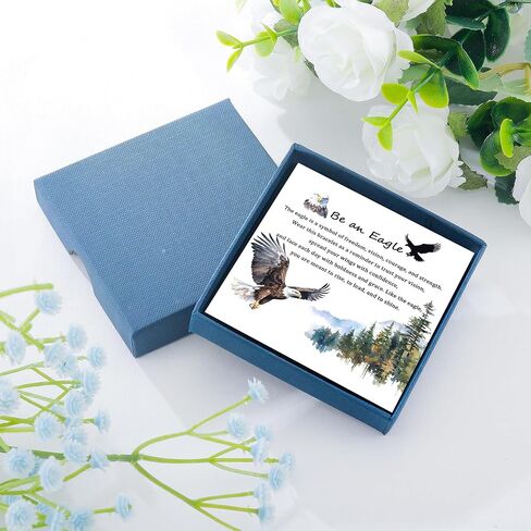 هدايا الكشفية النسر LIUANAN، أساور مطرزة بالحجر الطبيعي للرجال والنساء، مجوهرات النسور الأصلع، هدايا لمحبي الطيور، سوار الصداقة in Kuwait