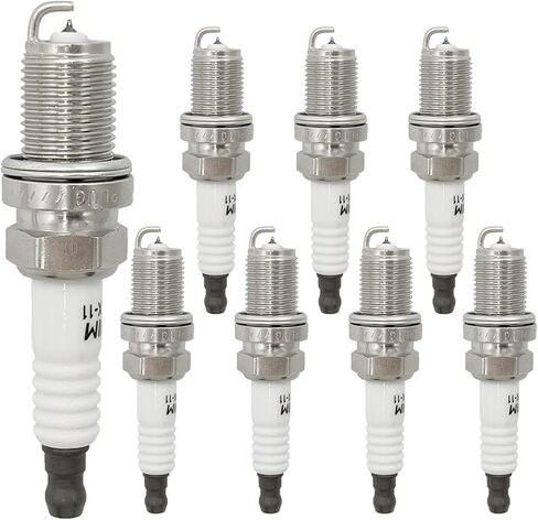 Iridium Spark Plugs 4504 Set of 8pcs Compatible with Dodge 1999-2010 4.7L V8 in Kuwait