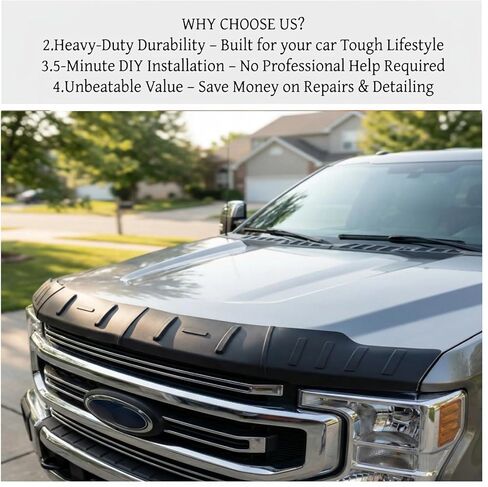 Hood Protector TPE Low Profile Compatible with 2023-2026 Ford F250 F350 F450 Super Duty in Saudi Arabia