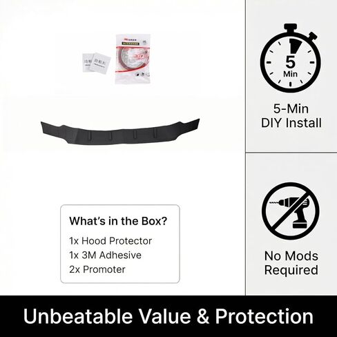 Hood Protector TPE Low Profile Compatible with 2023-2026 Ford F250 F350 F450 Super Duty in Saudi Arabia