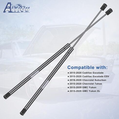 6869 Rear Window Glass Shocks Struts Lift Supports Gas Springs Compatible with 2015-2020 Cadillac Escalade Chevy Tahoe GMC Yukon, 2016-2020 Chevy Suburban, Replacement SG330128, Pack of 2 PCS in Saudi Arabia