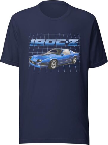 تي شيرت 1989 Blue Chevy Camaro IROC-Z 1 LE بأكمام قصيرة للجنسين in Saudi Arabia