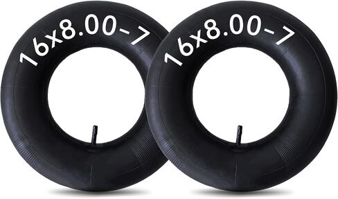 2 حزمة 16X8.00-7 الأنبوب الداخلي 16X8-7 ATV أنابيب الإطارات، 16X8.0-7 16/8-7 16/8.00-7 مع TR13 استبدال جذع الصمام المستقيم لجزازة عربة الجولف ATV in Kuwait