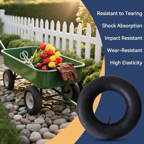 2 حزمة 16X8.00-7 الأنبوب الداخلي 16X8-7 ATV أنابيب الإطارات، 16X8.0-7 16/8-7 16/8.00-7 مع TR13 استبدال جذع الصمام المستقيم لجزازة عربة الجولف ATV in Kuwait