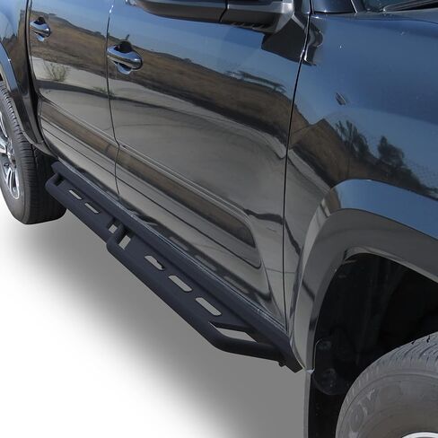 Running Boards Fit 2005-2023 Toyota Tacoma Double Cab Heavy Duty Tacoma Side Steps Pickup Truck Nerf Bars Step Bars Step Rails Rock Sliders Fine Texture Black in Saudi Arabia