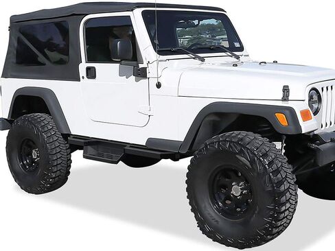 Tuxtreme Stainless Steel Pocket Steps Running Boards Side Bars Compatible with Jeep Wrangler 1987-2006 in Saudi Arabia