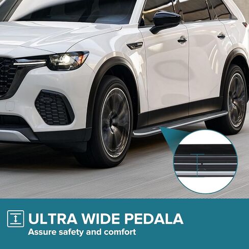 JIAHE Auto Running Boards Nerf Bar for Mazda CX-50 2023 2024 2025,CX50 Black Pairs Aluminum Side Steps w/ 300LBS Capacity,High Strength/Anti-Slip/Removable in Saudi Arabia