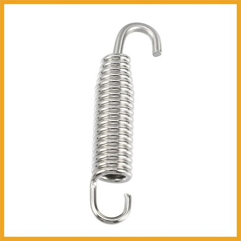 2 Pcs Universal Exhaust Pipe Spring for Motorcycles 58mm 2.28" Stainless Steel Exhaust Pipe Spring Hook Modified Accessory Replacement in Saudi Arabia