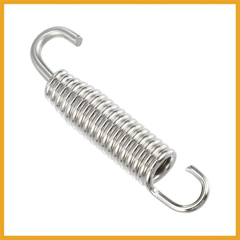 2 Pcs Universal Exhaust Pipe Spring for Motorcycles 58mm 2.28" Stainless Steel Exhaust Pipe Spring Hook Modified Accessory Replacement in Saudi Arabia
