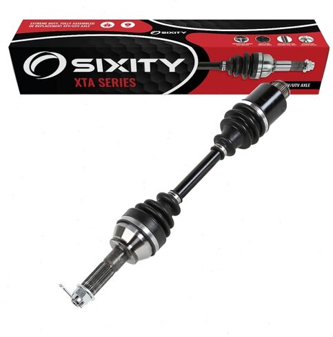 Sixity XTA Rear Left Axle compatible with Polaris Sportsman 400 HO South Edition 450 500 EFI Deluxe Polaris Pursuite LE 570 EPS Touring 700 MV 800 6x6 Big Boss Military Forest Tractor 2006-2014 in Saudi Arabia
