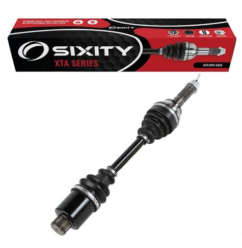 Sixity XTA Rear Left Axle compatible with Polaris Sportsman 400 HO South Edition 450 500 EFI Deluxe Polaris Pursuite LE 570 EPS Touring 700 MV 800 6x6 Big Boss Military Forest Tractor 2006-2014 in Saudi Arabia