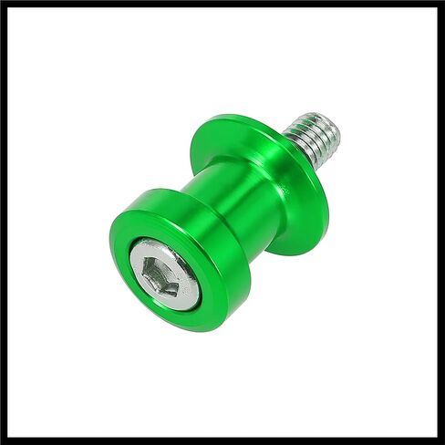 2pcs 8mm Green Aluminum Alloy Motorcycle CNC Swing Arm Spool Slider Stand Shape for Honda Durable Material in Saudi Arabia