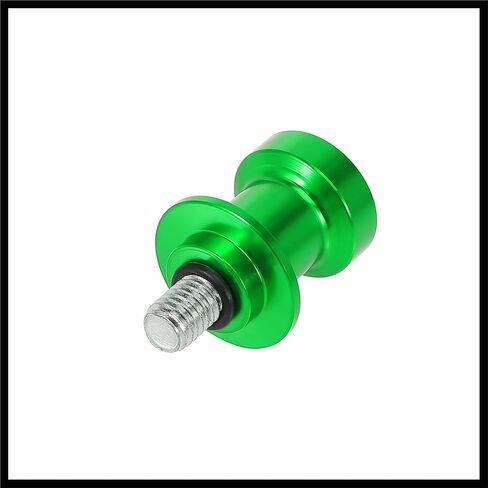 2pcs 8mm Green Aluminum Alloy Motorcycle CNC Swing Arm Spool Slider Stand Shape for Honda Durable Material in Saudi Arabia
