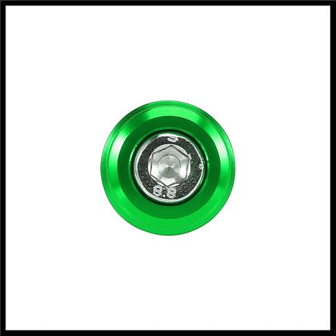 2pcs 8mm Green Aluminum Alloy Motorcycle CNC Swing Arm Spool Slider Stand Shape for Honda Durable Material in Saudi Arabia