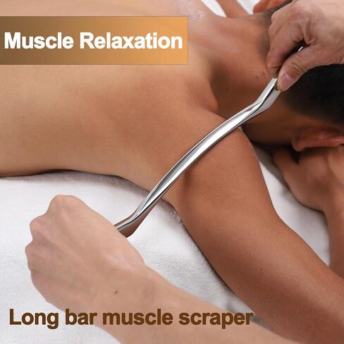 مجموعة أدوات مكشطة العضلات 4 في 1 من FeelFree Sport - أدوات كشط تدليك غوا شا لتحريك الأنسجة الرخوة، والعلاج الطبيعي للظهر والساقين والذراعين in Kuwait