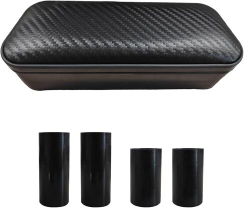 وسادة دعم مسند ذراع السيارة من YoRise، وسادة مسند ذراع للباب الجانبي قابلة للتعديل مع صندوق تخزين، وسادة مسند ذراع جلدية مريحة لتخفيف تعب ذراع السائق، ملحقات السيارة الداخلية (ألياف الكربون) in Kuwait