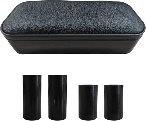 YoRise Car Armrest Support Pad, Adjustable Side Door Armrest Pillow with Storage Box, Comfortable Leather Arm Rest Cushion for Relieve Driver Arm Fatigue, Car Interior Accessories (CarbonFiber) in Saudi Arabia