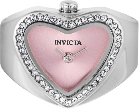 Invicta Mini Ring Watch Lady 18.5mm Stainless Steel Steel Pink dial VC00 Quartz in Saudi Arabia