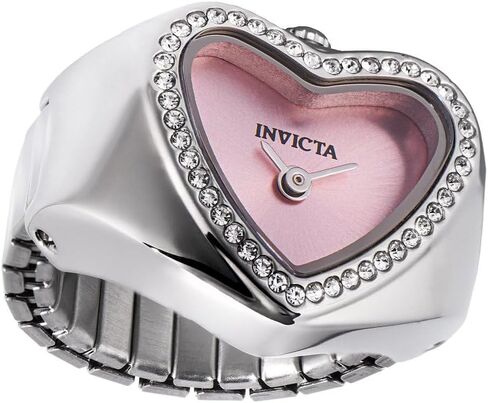Invicta Mini Ring Watch Lady 18.5mm Stainless Steel Steel Pink dial VC00 Quartz in Saudi Arabia