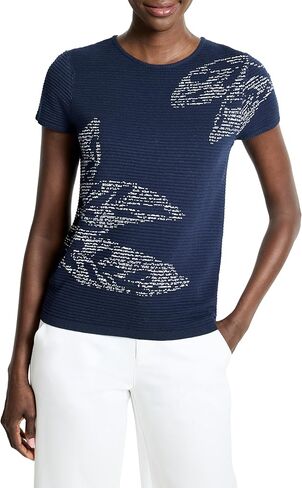 NIC+ZOE Women's Midnight Garden Sweater Tee in Saudi Arabia