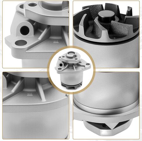 Partsflow AW9262 Engine Water Pump With Gasket Replacement Compatible With Volkswagen Jetta 1994-2002 Golf 1995-2005 2.8L in Saudi Arabia