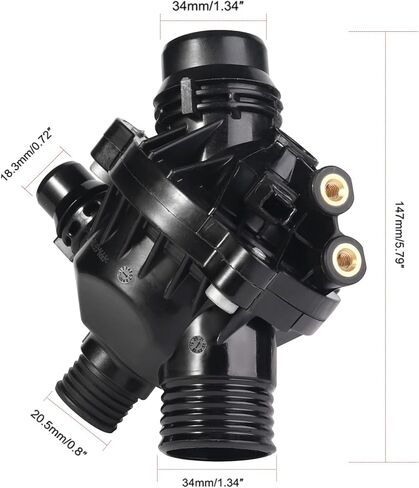 Electric Engine Water Pump 11517586925 Thermostat Kit Set Fit for BMW Z4 X3 X5 323i 325i 328i 330xi 128i 528i 525i 530xi xDrive W/Bolt Replace No. 11537536655 11517521584 11517563183 in Kuwait