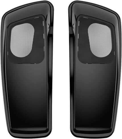 Advanblack Vivid Black Saddlebag Speaker Lids, Motorcycle Stretched Bags Lid 6x9 W/Drainage Holes Fits For 2014-2023 Harley Touring Street Glide Road King Road Glide Electra Glide in Saudi Arabia