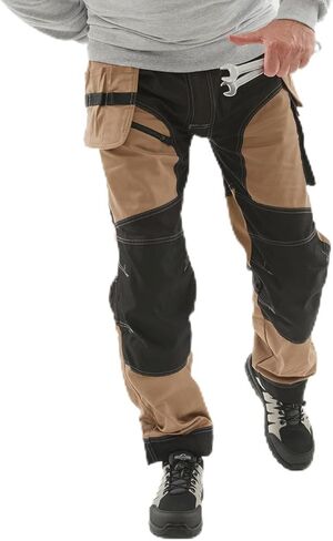 Men's Work Pants Grand – Durable Stretch Pants with Multiple Tool Pockets – for DIY & Outdoor Activities in Saudi Arabia