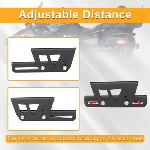 طقم تحويل دعامة تثبيت الزجاج الأمامي قابل للتعديل مناسب لأدوات ضبط الزجاج الأمامي Can-Am Spyder F3-L/F3-T 2015-2025 in Saudi Arabia