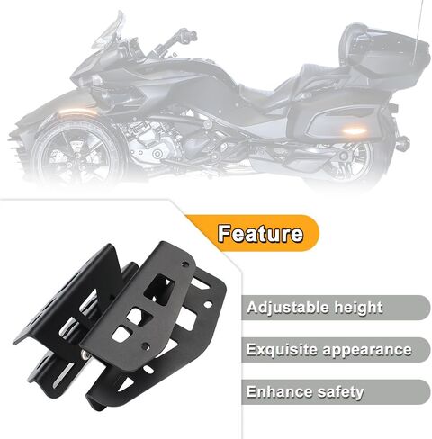طقم تحويل دعامة تثبيت الزجاج الأمامي قابل للتعديل مناسب لأدوات ضبط الزجاج الأمامي Can-Am Spyder F3-L/F3-T 2015-2025 in Saudi Arabia