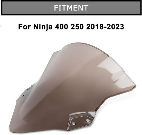 Windshield Windscreen Double Bubble for 400 EX400 250 2018-2023(Smoke) in Saudi Arabia