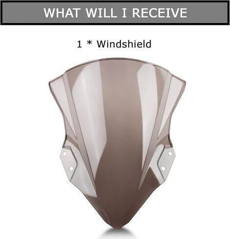 Windshield Windscreen Double Bubble for 400 EX400 250 2018-2023(Smoke) in Saudi Arabia
