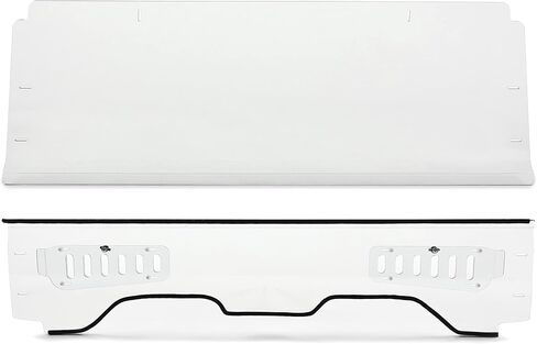 Full Windshield with Vent Compatible with 2009-2013 Honda Big Red 4X4 MUV700, Replaces Part 2317-0182 in Saudi Arabia