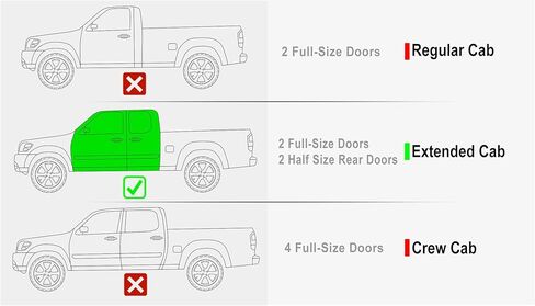 Tuxtreme Running Boards Style Compatible with Toyota Tundra 2000-2006 Access Cab (Nerf Bars Side Steps Side Bars) in Kuwait