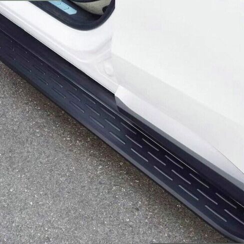 2Pcs Runnings Boards Textured Anti-Slip Surface Fits for Hyundai Santa Fe 2024 2025 2026 Nerf Bar Fixed Door Side Steps Aluminum 400lbs Capacity with Brackets in Kuwait