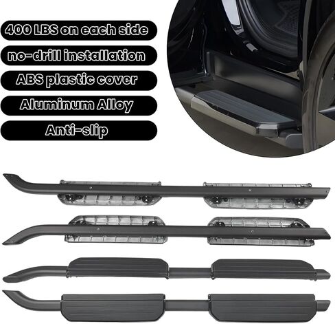 Aluminum Running Boards Fit for 2020 2021 2022 2023 2024 2025 2026 LR Land Rover Defender 110 130 L663 4 Door Side Steps Nerf Bars in Kuwait