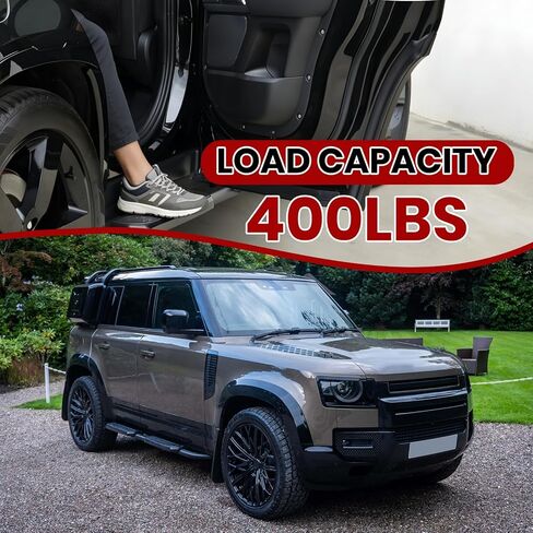 Aluminum Running Boards Fit for 2020 2021 2022 2023 2024 2025 2026 LR Land Rover Defender 110 130 L663 4 Door Side Steps Nerf Bars in Kuwait