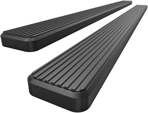 APS Running Boards 5 inches Matte Black Compatible with Ford F150 2009-2014 Regular Cab Stainless Steel (Nerf Bars Side Steps Side Bars) in Saudi Arabia