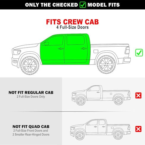 Tuxtreme Wheel to Wheel Running Boards 5-inch Compatible with Ram 1500 2019-2026 Crew Cab 5.5ft Bed (Exclude 19-24 Ram 1500 Classic) Stainless Steel (Nerf Bars Side Steps Side Bars) in Kuwait