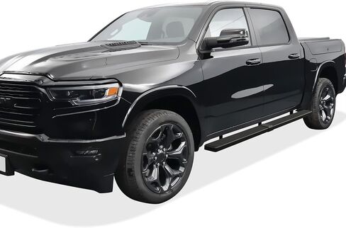 Tuxtreme Wheel to Wheel Running Boards 5-inch Compatible with Ram 1500 2019-2026 Crew Cab 5.5ft Bed (Exclude 19-24 Ram 1500 Classic) Stainless Steel (Nerf Bars Side Steps Side Bars) in Kuwait