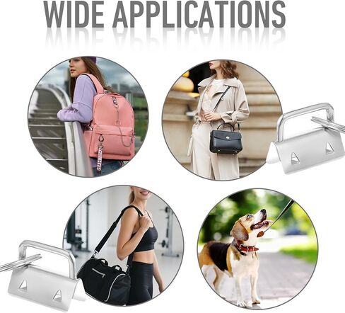 100 قطعة من سلسلة المفاتيح Key Fob Hardware مع حلقة منفصلة (فضية، 1 بوصة) in Saudi Arabia