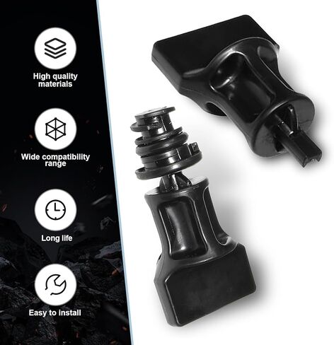 Downhill 7 PCS Oil Pan Drain Plug, Oil Drain Plug with Removal Tool, Waterproof No Leak 06L103801 Bolts Replacement, Compatible with A3 A4 A5 B9 Q5 Q7 A6L (Black) in Kuwait