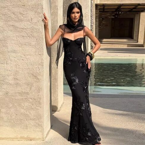 Sweetheart Bridesmaid Dresses 2026 Corset Boning Spaghetti Straps Floral Tulle Sexy Backless Prom Dress Long in Saudi Arabia