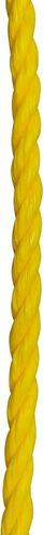 Kemp USA Premium 600' of 1/4" Polypropylene Floating Rope, Yellow with 1,250 LBS Breaking Load, UV Protected in Saudi Arabia