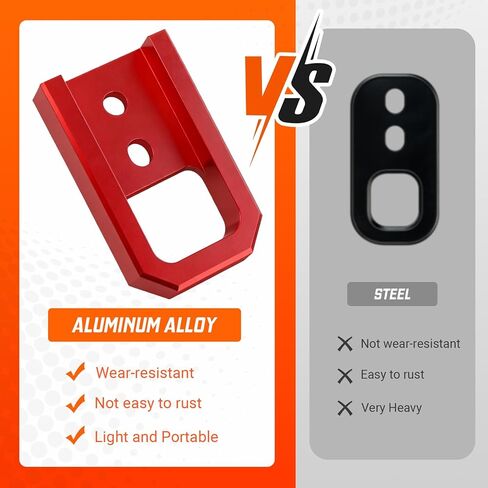 خطافات سحب لتاكوما 2024-2026/4Runner 2025-2026، خطافات سحب السيارة متوافقة مع ملحقات Toyota Tacoma 2024-2026/4Runner 2025-2026/Land Cruiser 250 2024-2025 (أحمر) in Kuwait