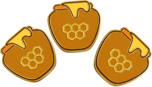 Novel Merk Honey Pot – Bear & Bee Lapel Pin, Hat Pin & Tie Tack Set - with Clutch Back 3 Piece in Saudi Arabia