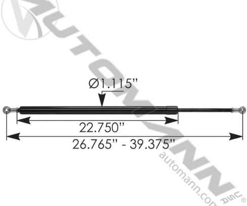 Hood Strut Freightliner New Cascadia 2018-Up Hood Shocks (58582413322C1-5851070000N-A17-21073-000) 1Pair in Saudi Arabia