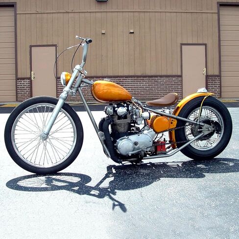 مقعد منفرد من الجلد للدراجات النارية مع قاعدة مقعد مجموعة دعامات تثبيت زنبركية متوافقة مع Harley Davidson Harley Sportster XL 883 1200 (أسود) in Saudi Arabia