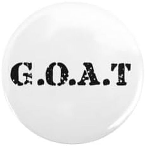 CafePress G.O.A.T أعظم ما في كل تيم 1 بوصة دبوس زر صغير مستدير in Saudi Arabia