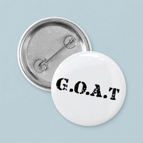 CafePress G.O.A.T أعظم ما في كل تيم 1 بوصة دبوس زر صغير مستدير in Saudi Arabia